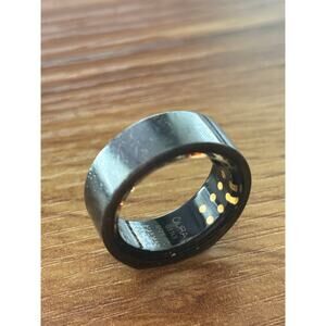 Oura Ring Heritage Black Gen 3 Size 7 Includes Charger Scratched AS-IS